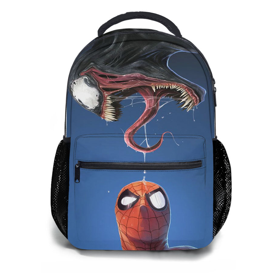 Spiderman Spit Tongue Venom School Backpacks
