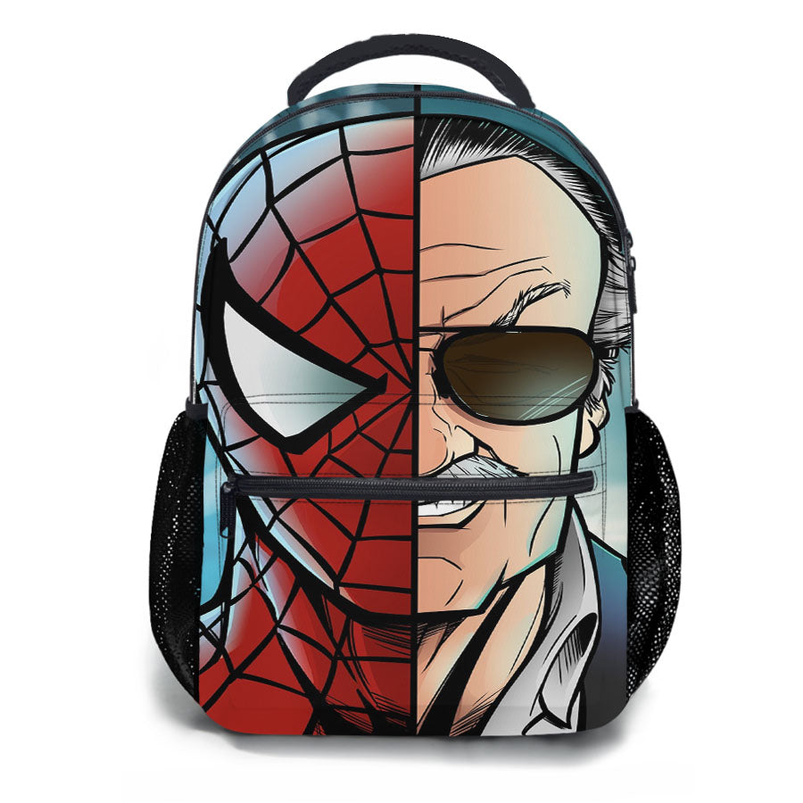 Stan Lee Vs Spider Man School Backpacks