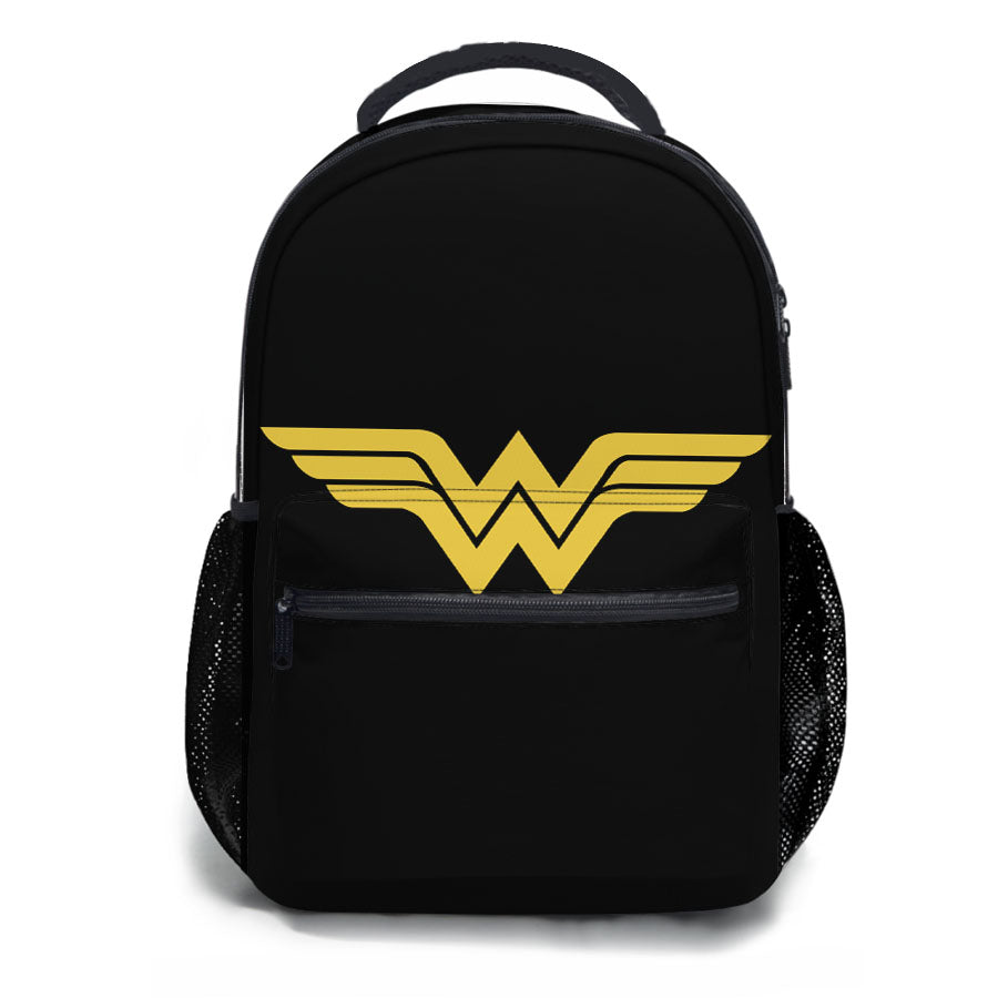 Superhero Wonder Woman Logo School Backpacks