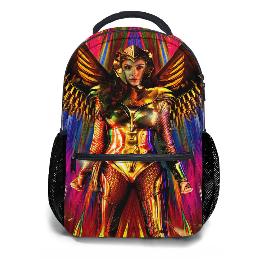 Wonder Woman 1984 Eagle Armor Poster School Backpacks
