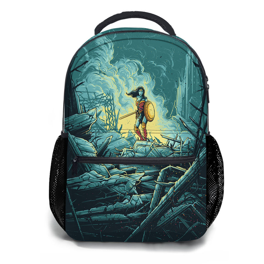 Wonder Woman Dan Mumford School Backpacks