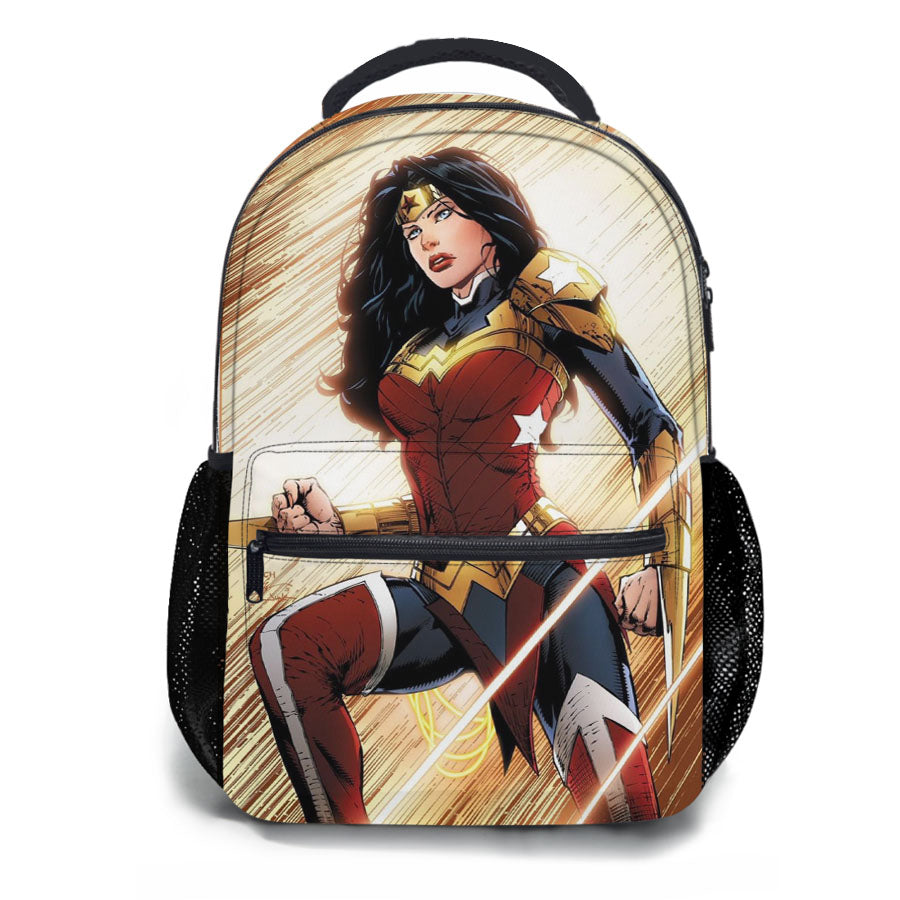 Wonder Woman Dc Comics School Backpacks