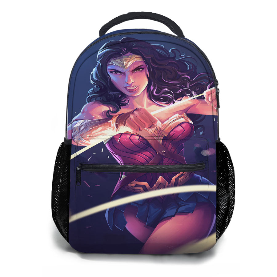 Wonder Woman Fan Art School Backpacks