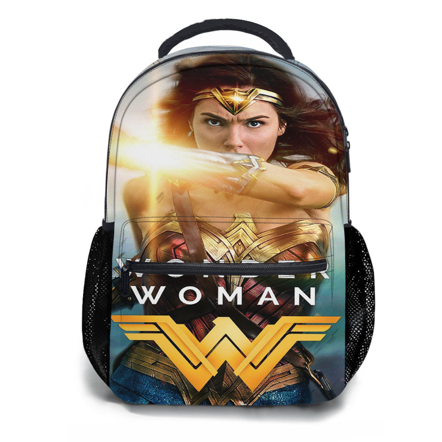 Wonder Woman Poster School Backpacks
