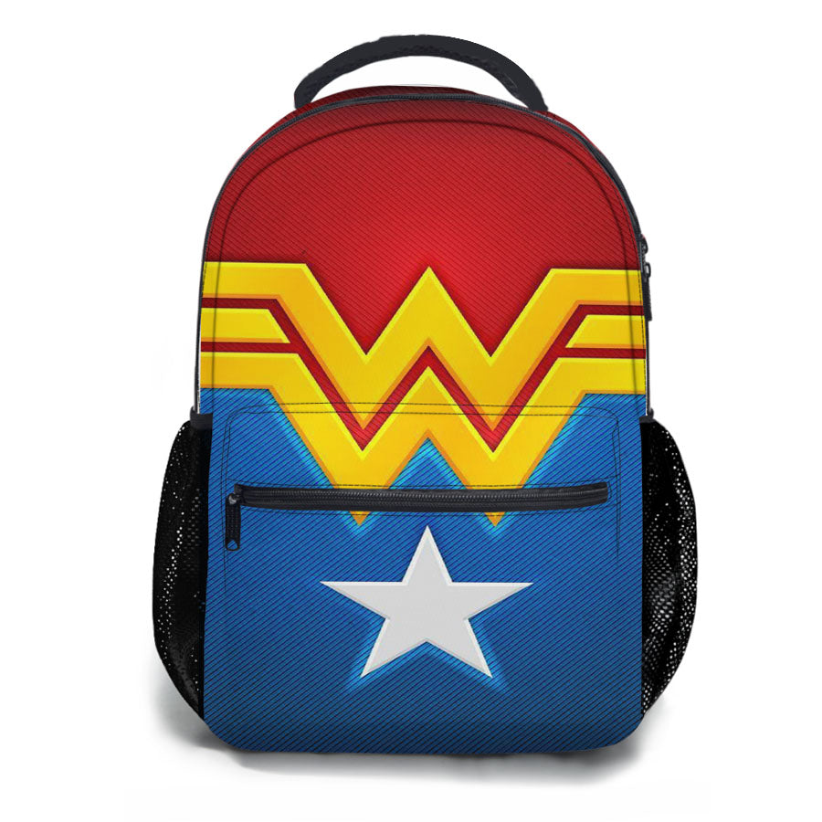 Wonder Woman Star Logo School Backpacks