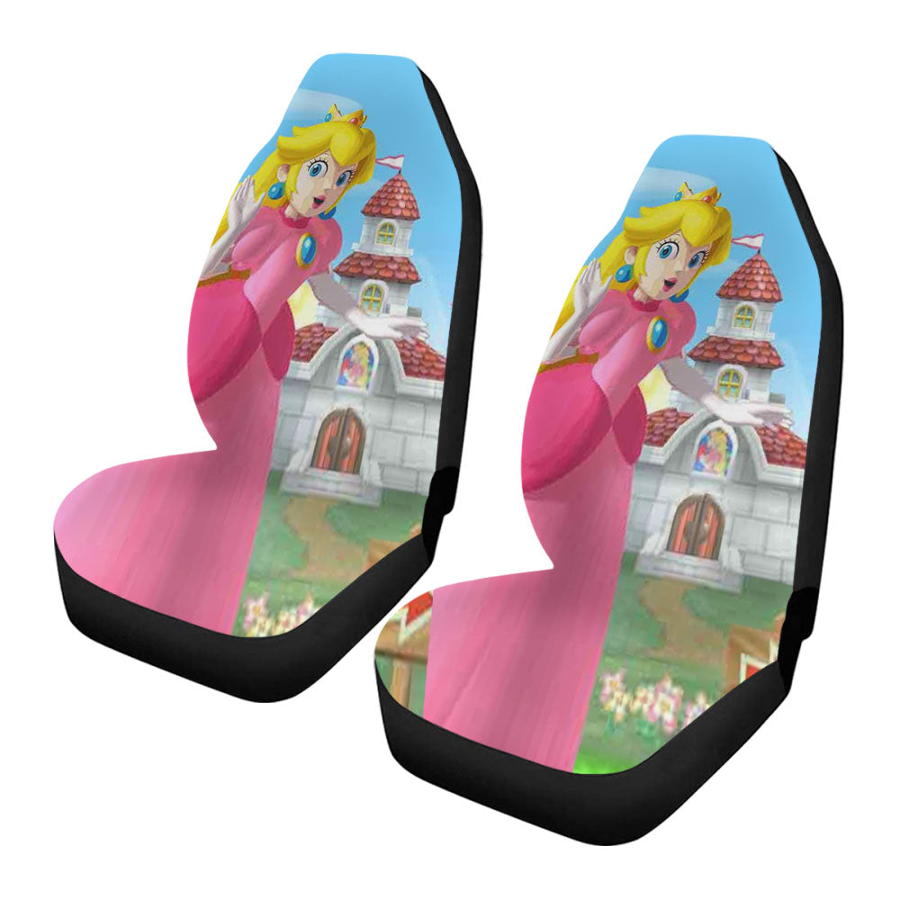 Mario And Princess Peach Left Car Seat Covers
