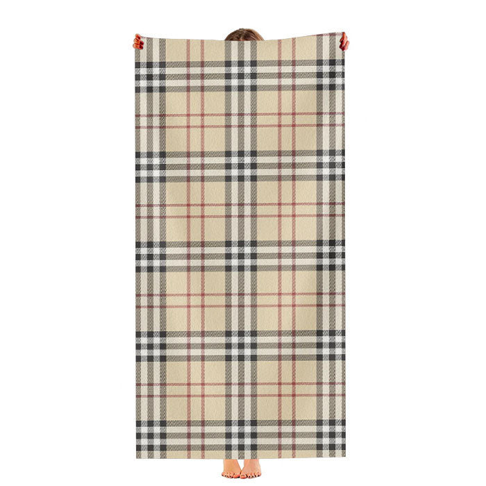Burberry Check Pattern Ultra-Soft Luxury Bathroom Towels