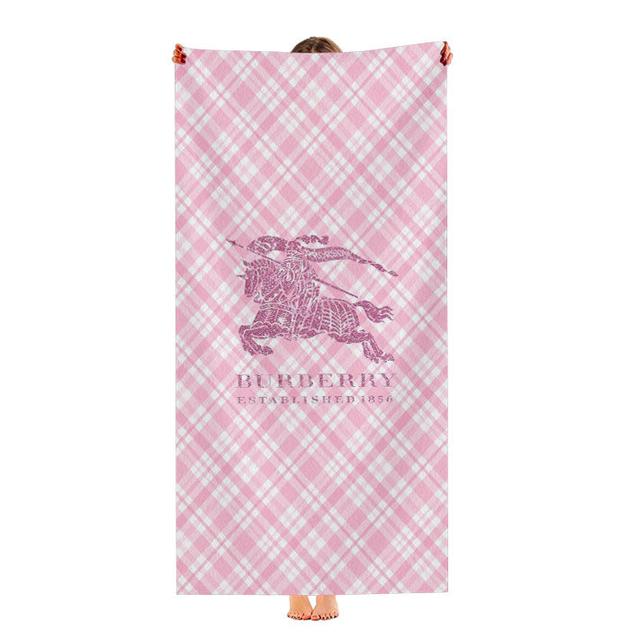 Burberry Pink Ultra-Soft Luxury Bathroom Towels
