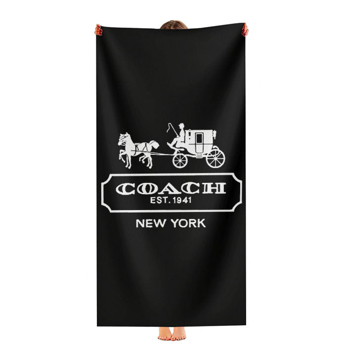Coach Logo Ultra-Soft Luxury Bathroom Towels