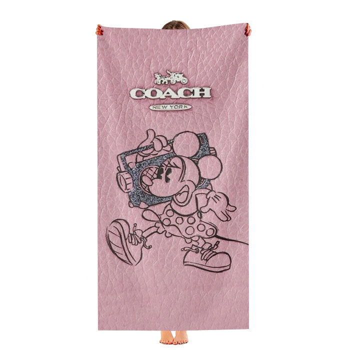 Coach Minnie Mouse Pink Ultra-Soft Luxury Bathroom Towels