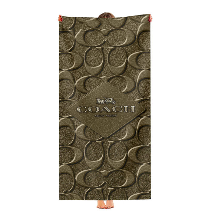 Coach New York Logo Ultra-Soft Luxury Bathroom Towels