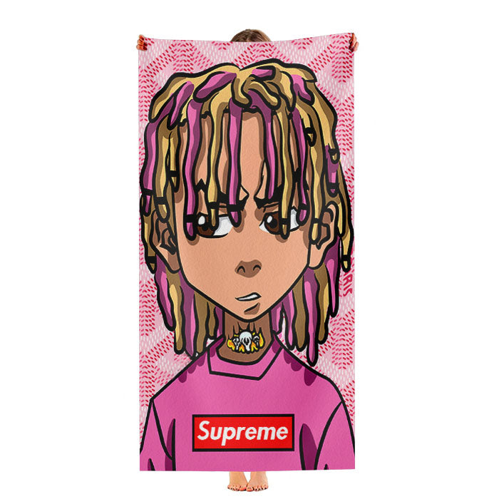 Lil Pump X Supreme Ultra-Soft Luxury Bathroom Towels