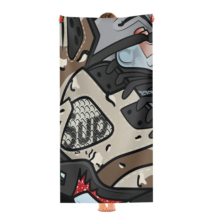 Supreme Camo Shoes Ultra-Soft Luxury Bathroom Towels