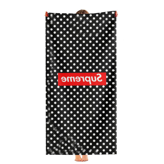 Supreme Clothing Skateboarding Logo Ultra-Soft Luxury Bathroom Towels