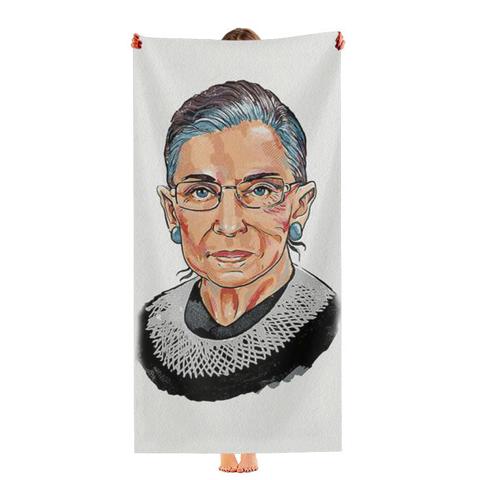 Supreme Court Justice Ruth Bader Ginsburg Ultra-Soft Luxury Bathroom Towels