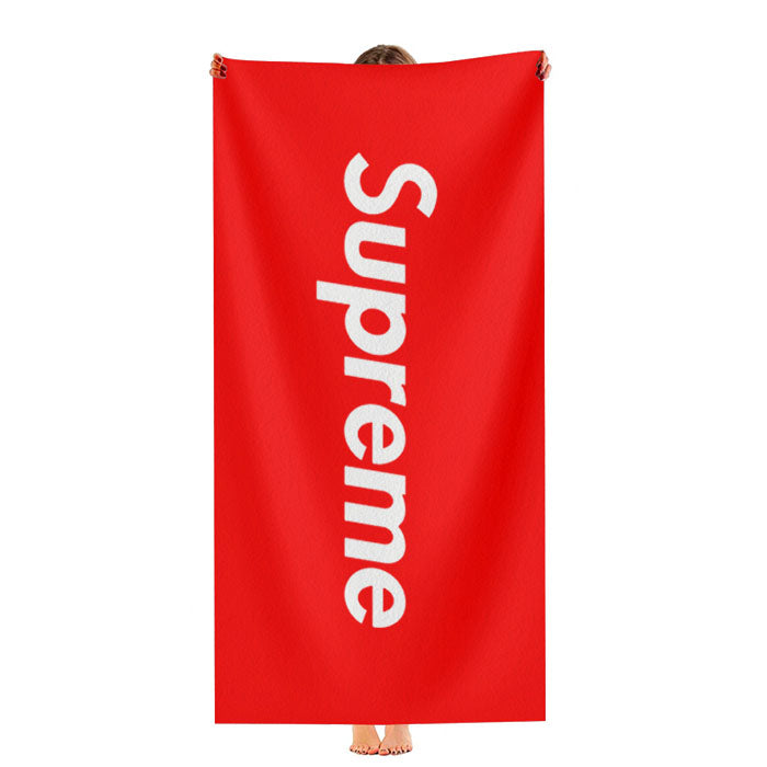 Supreme Skateboard Grip Tape Ultra-Soft Luxury Bathroom Towels