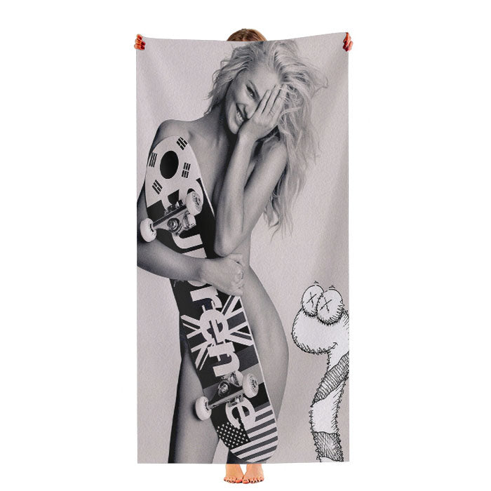 Supreme Skateboard Rings Jennifer Fisher Ultra-Soft Luxury Bathroom Towels
