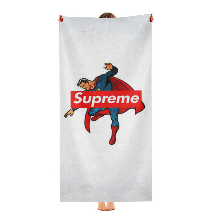 Supreme Trend Superman Hero Logo Ultra-Soft Luxury Bathroom Towels