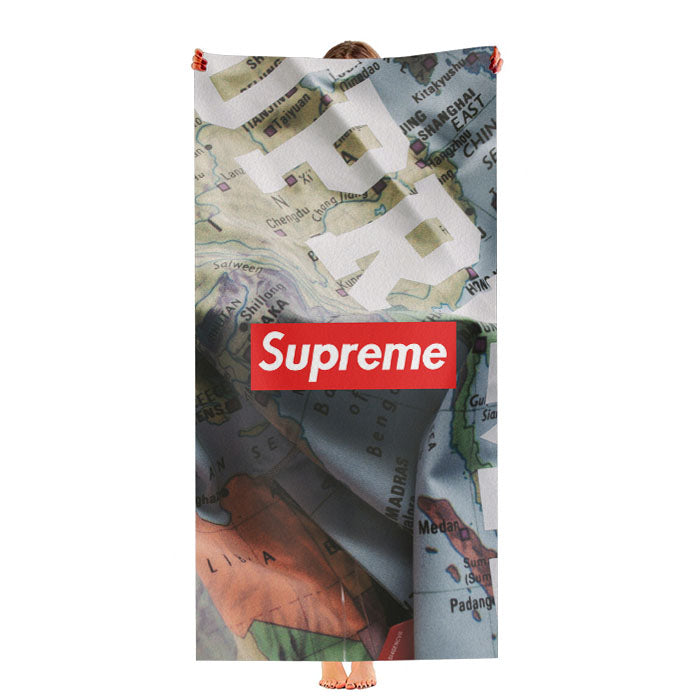 Supreme X North Face Ultra-Soft Luxury Bathroom Towels
