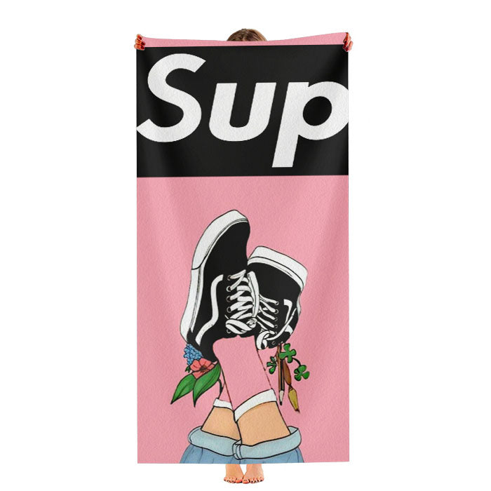 Supreme X Vans Retro Ultra-Soft Luxury Bathroom Towels
