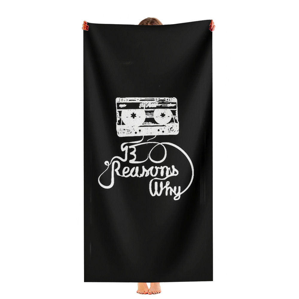 13 Reasons Why Tv Show Jay Asher Ultra-Soft Luxury Bathroom Towels