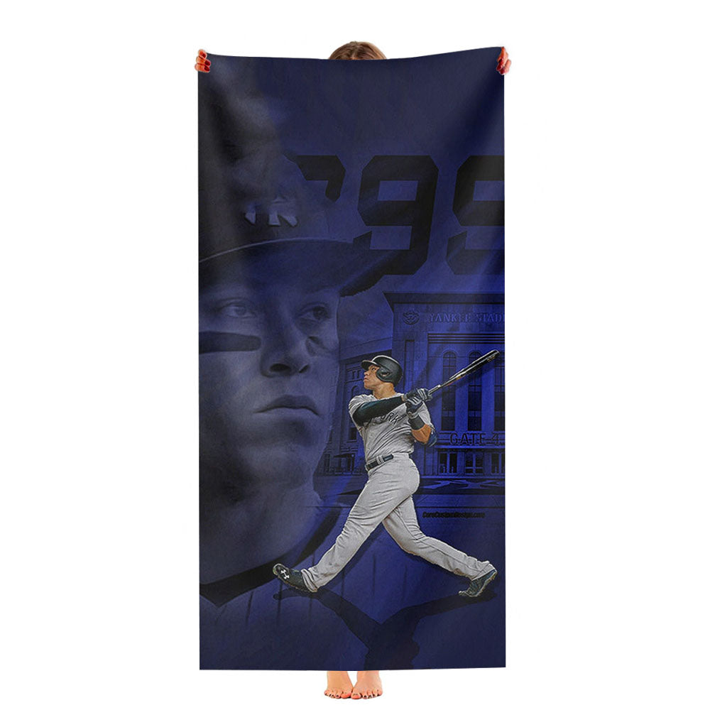 Aaron Judge Yankees 1 Ultra-Soft Luxury Bathroom Towels