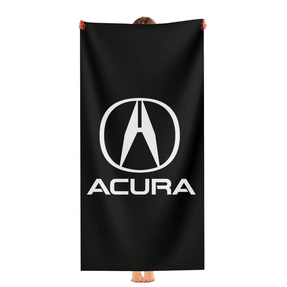 Acura Logo Black Ultra-Soft Luxury Bathroom Towels