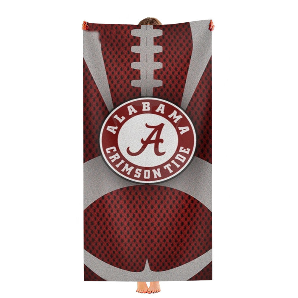 Alabama Crimson Tide Nfl Football Ultra-Soft Luxury Bathroom Towels