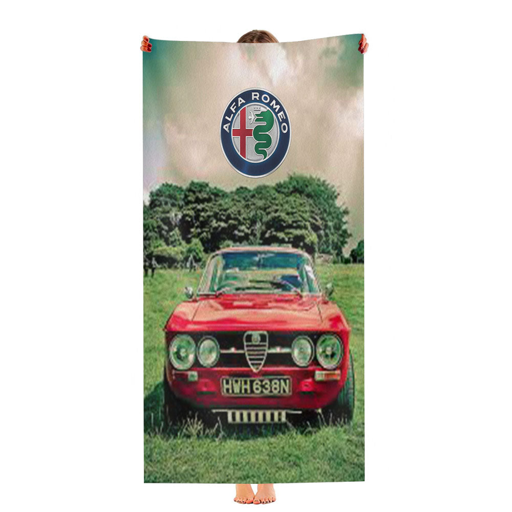 Alfa Romeo Car Style Ultra-Soft Luxury Bathroom Towels