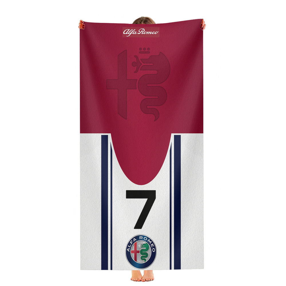 Alfa Romeo Racing Wallpaper Ultra-Soft Luxury Bathroom Towels