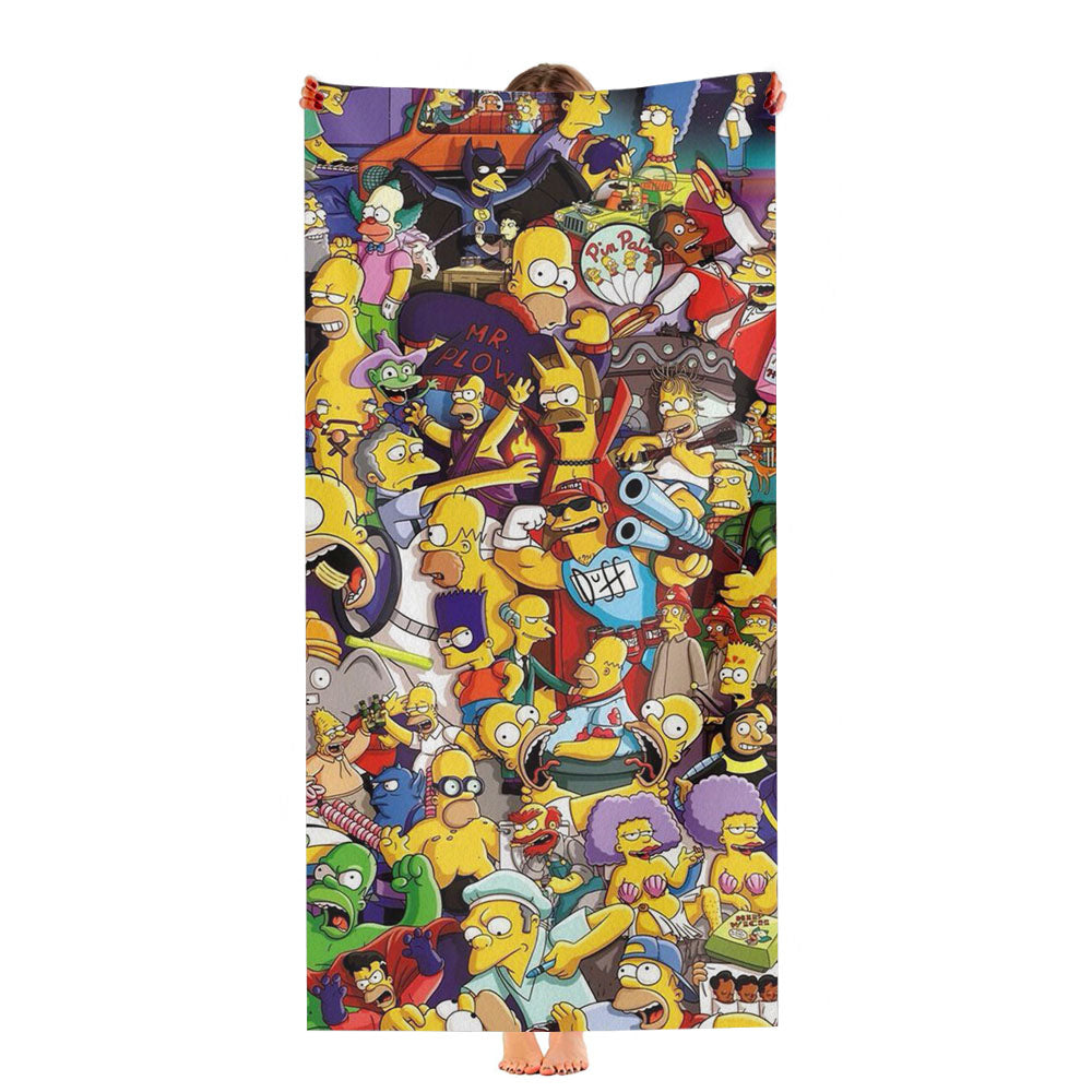 All Pattern The Simpson Ultra-Soft Luxury Bathroom Towels