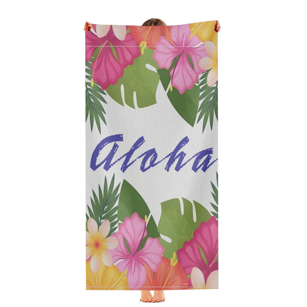 Aloha And Hawaiian Tropical Ultra-Soft Luxury Bathroom Towels