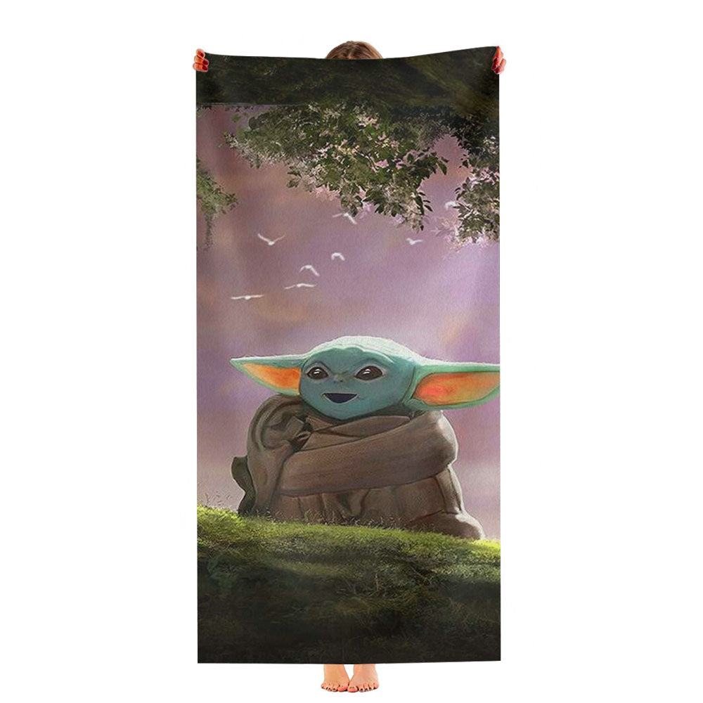 Baby Yoda Star Wars Ultra-Soft Luxury Bathroom Towels