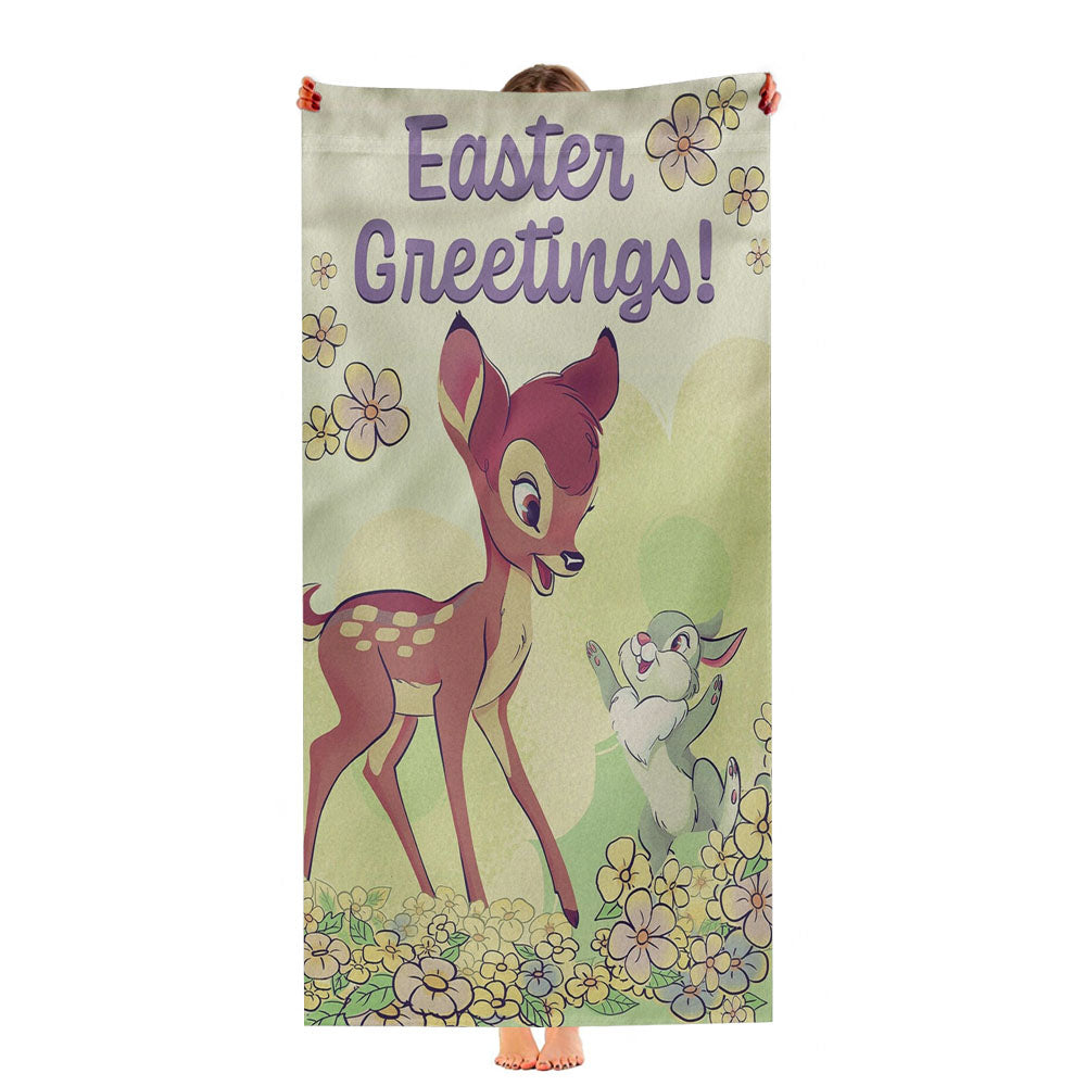 Bambi Deer Disney Easter Ultra-Soft Luxury Bathroom Towels