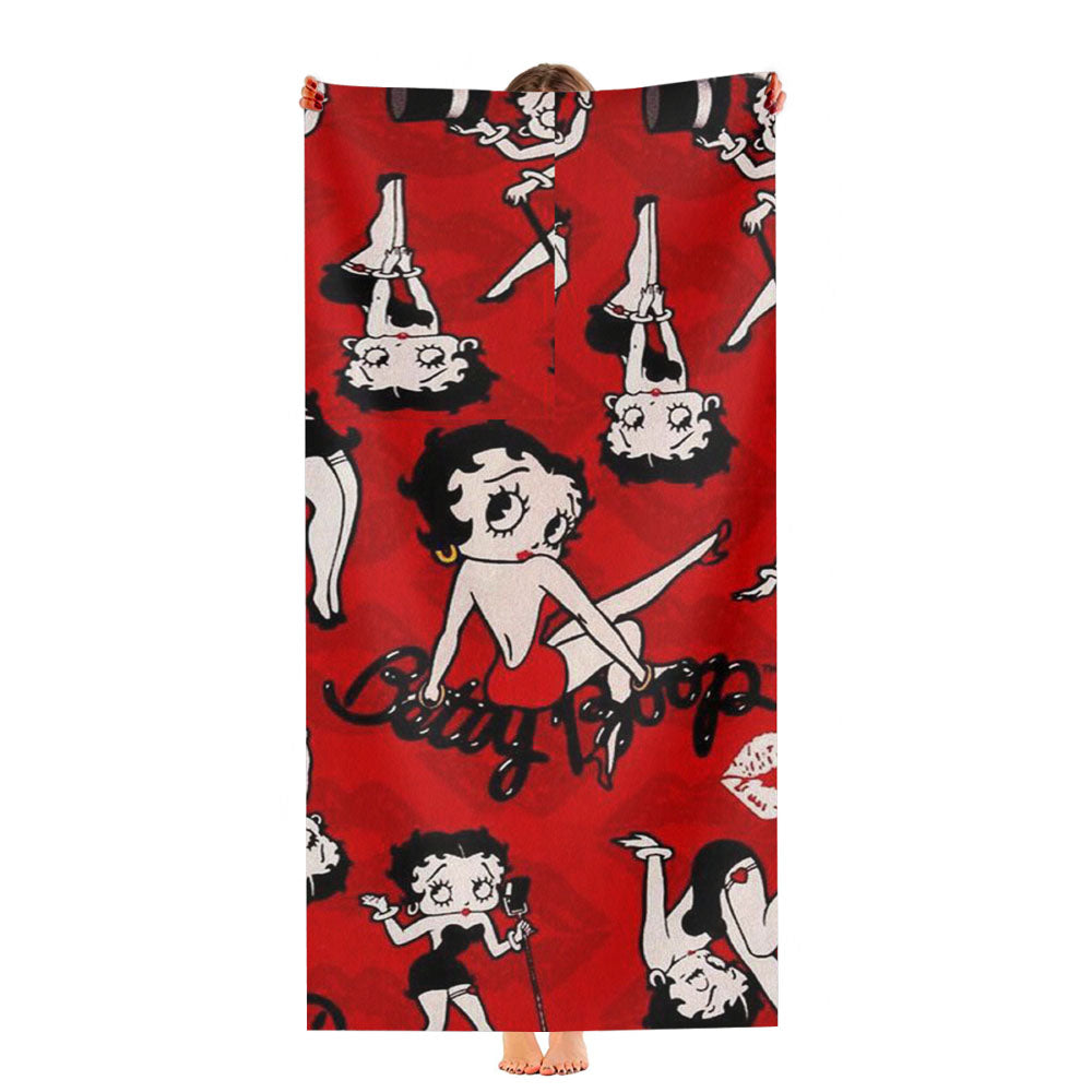 Betty Boop 3 Ultra-Soft Luxury Bathroom Towels