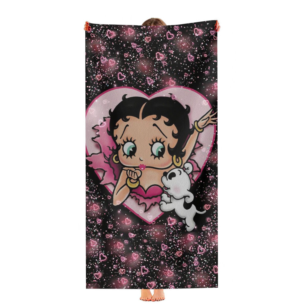 Betty Boop Classic Ultra-Soft Luxury Bathroom Towels