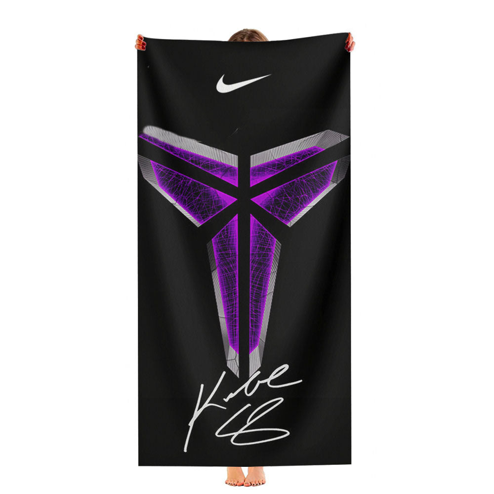 Black Mamba Kobe Bryant Logo Ultra-Soft Luxury Bathroom Towels