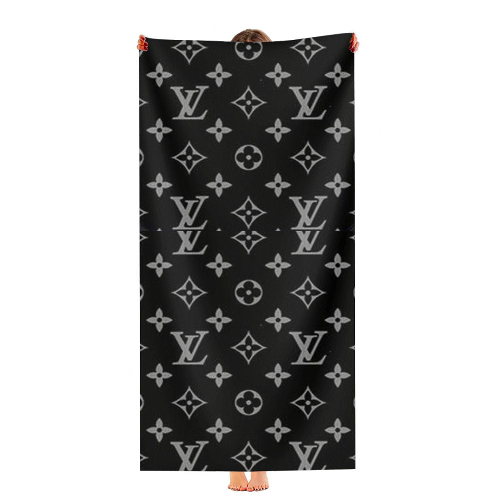 Black More Luois Vuitton Ultra-Soft Luxury Bathroom Towels