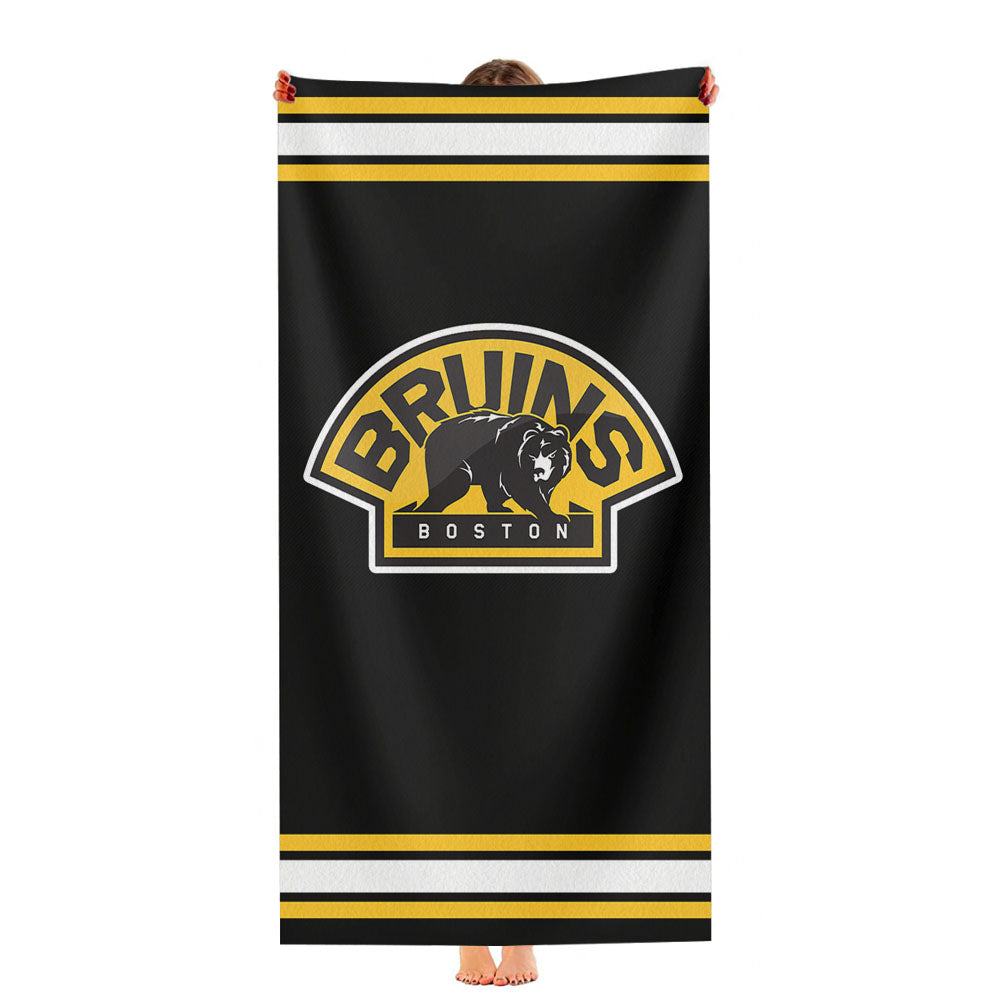 Boston Bruins Ultra-Soft Luxury Bathroom Towels