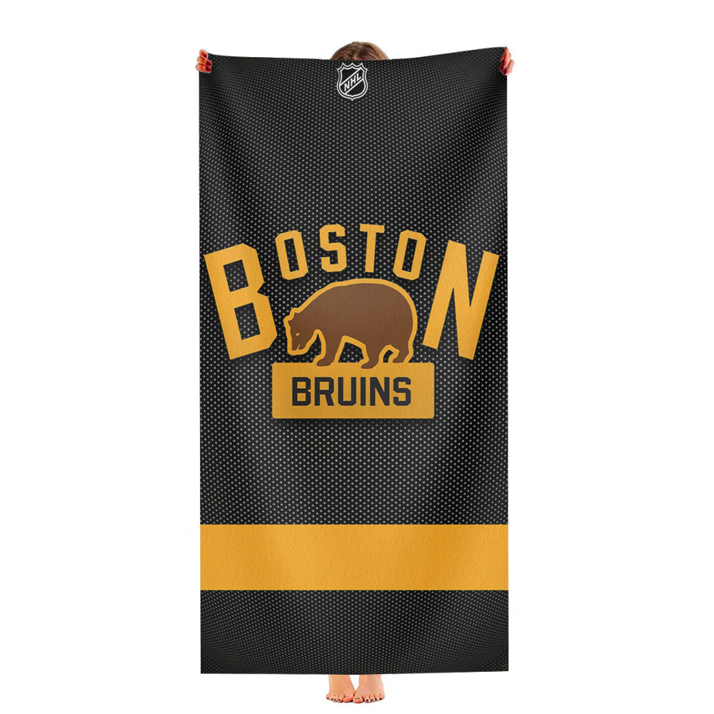 Boston Bruins Bear Ultra-Soft Luxury Bathroom Towels