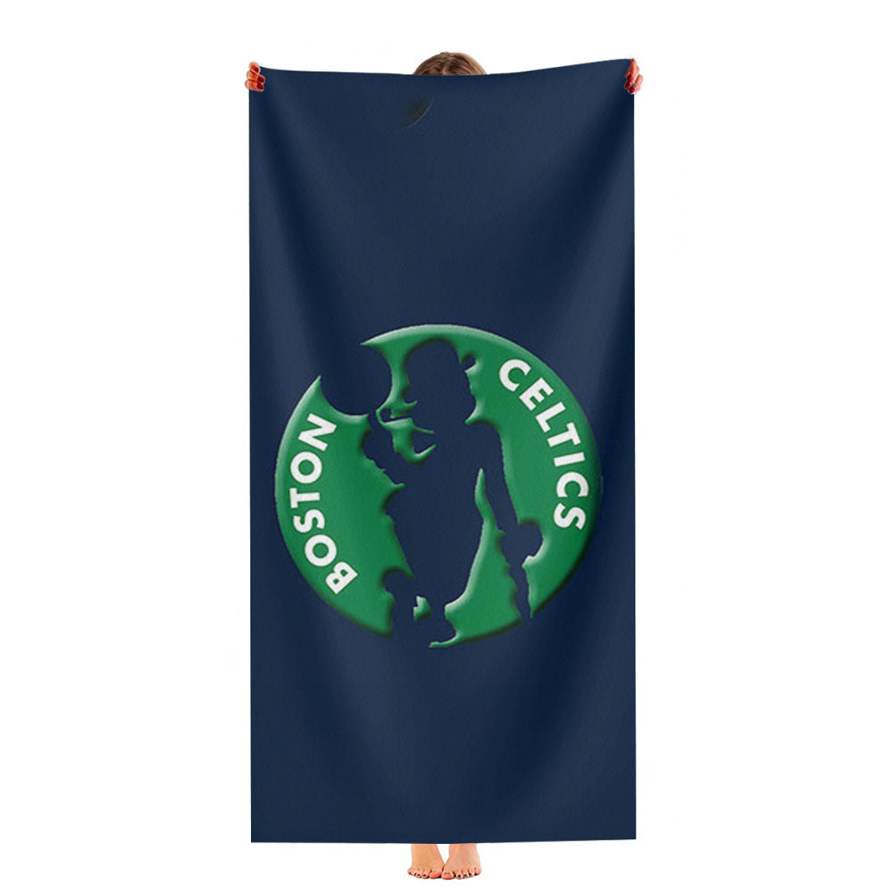 Boston Celtics Art Ultra-Soft Luxury Bathroom Towels