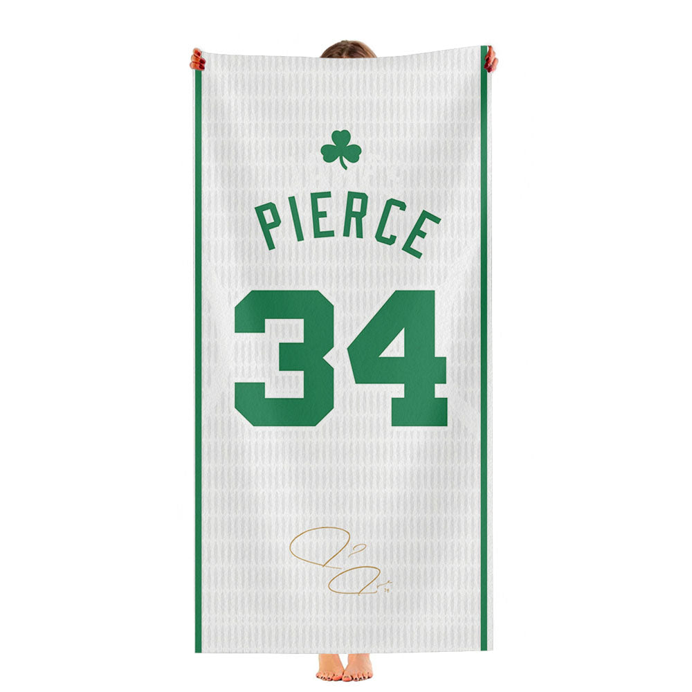 Boston Celtics Pierce Ultra-Soft Luxury Bathroom Towels