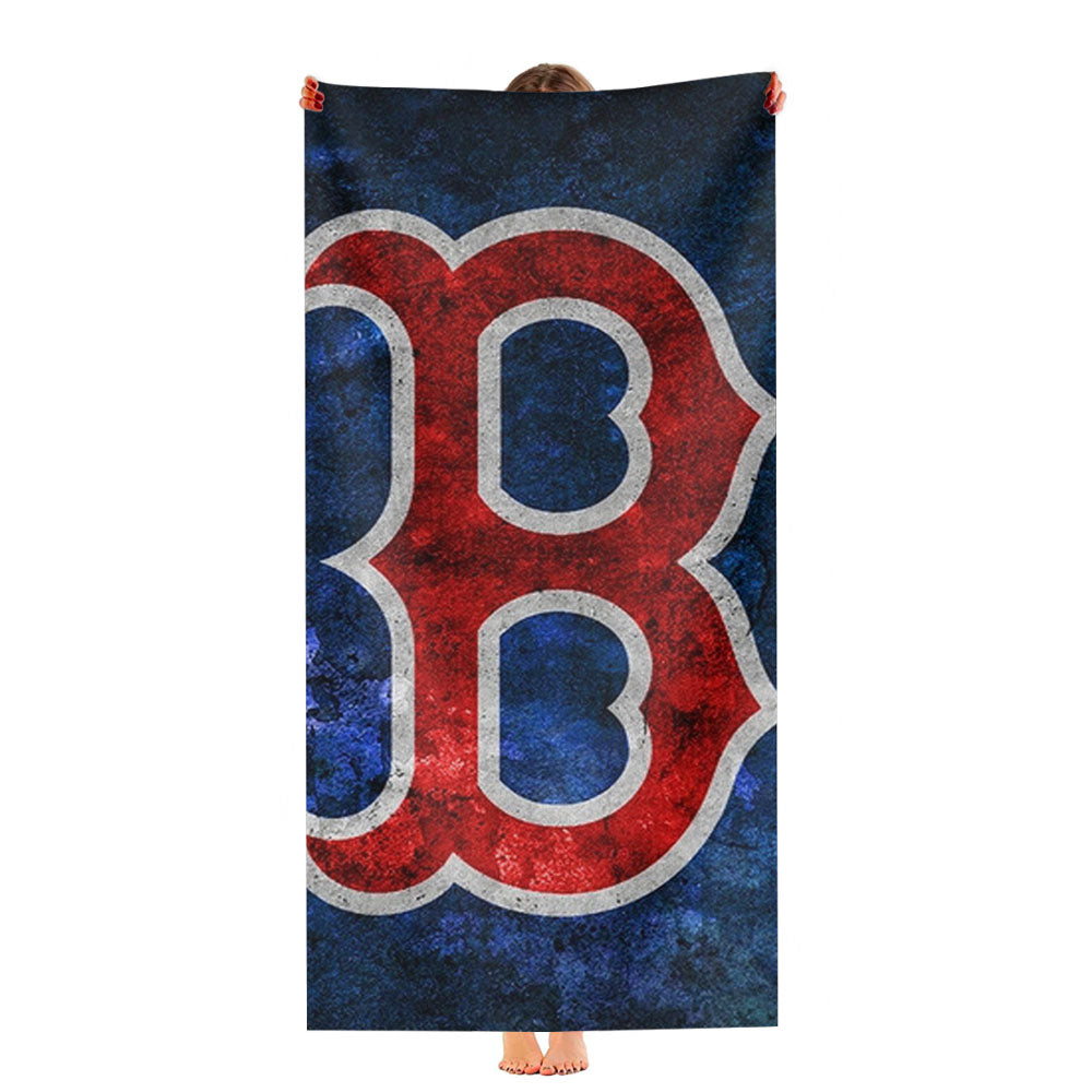 Boston Red Sox B Logo Ultra-Soft Luxury Bathroom Towels