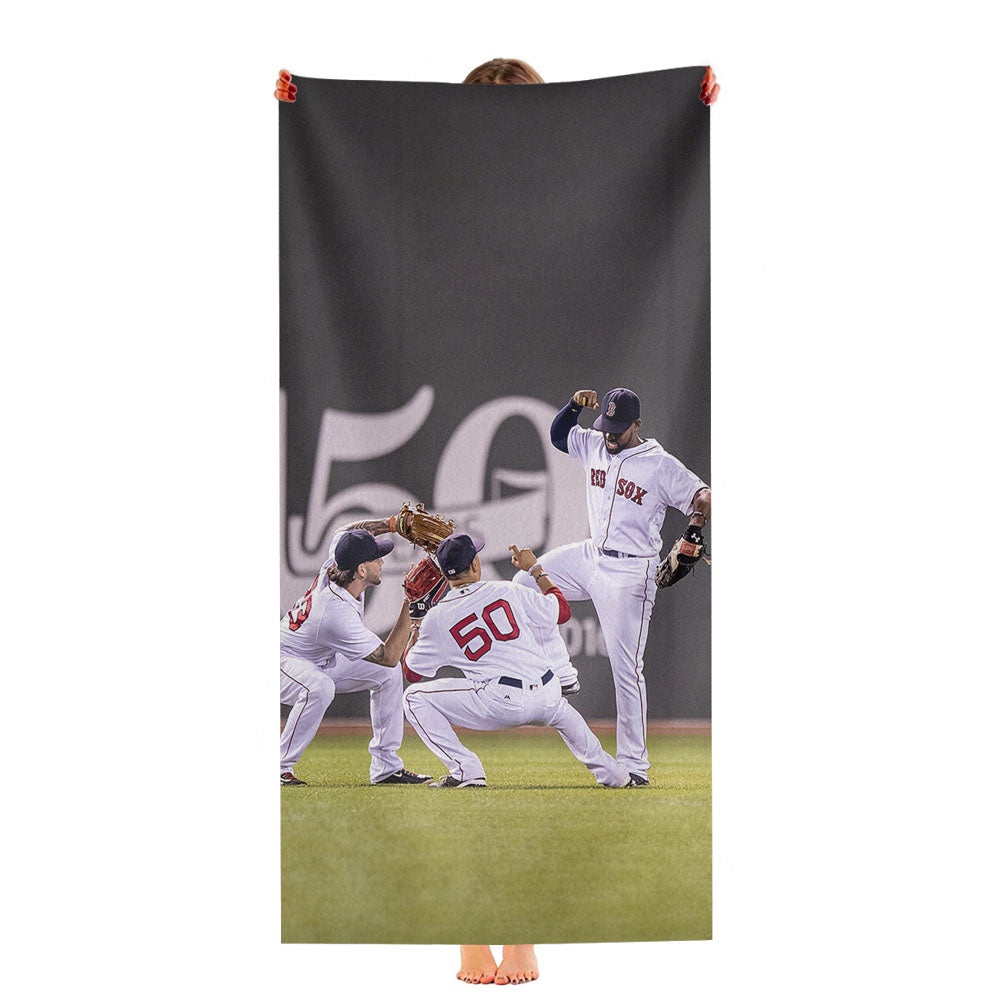 Boston Red Sox Celebration Ultra-Soft Luxury Bathroom Towels