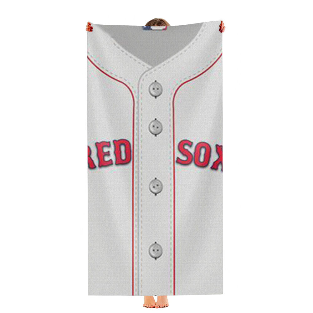 Boston Red Sox Jersey Ultra-Soft Luxury Bathroom Towels