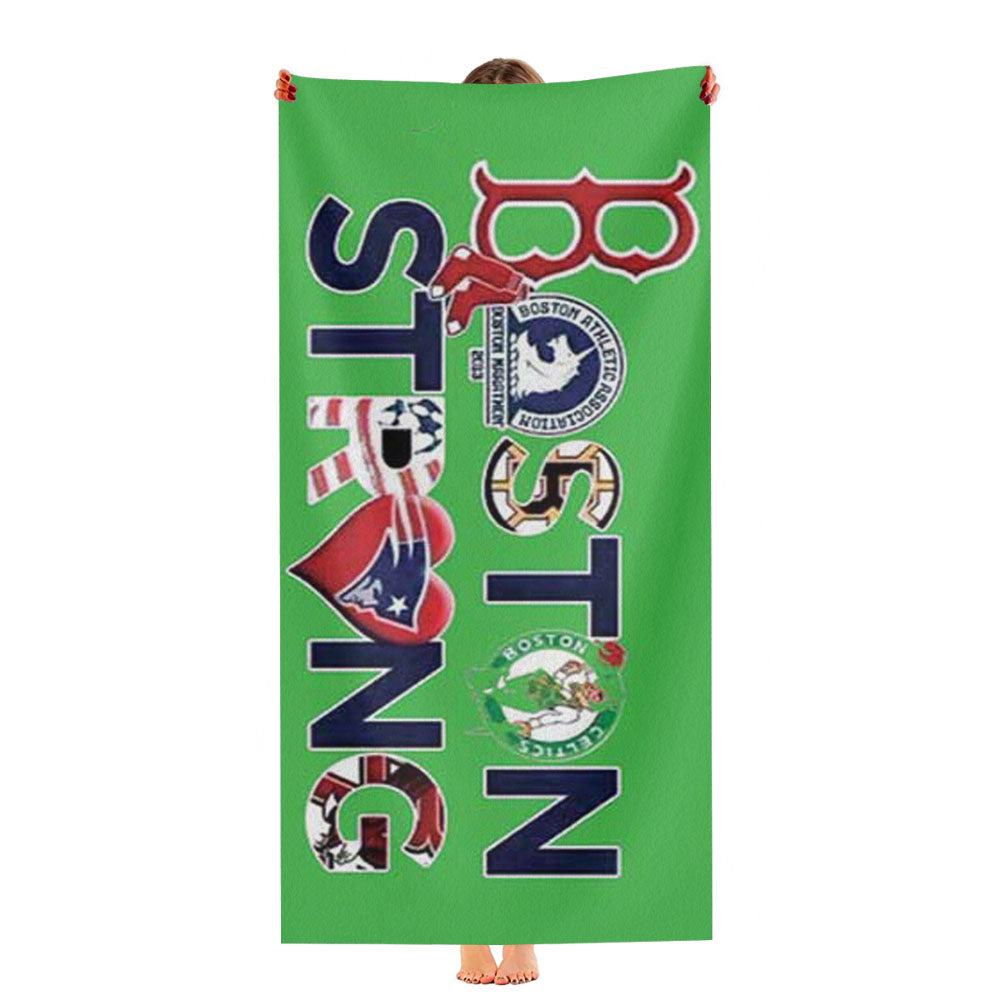Boston Strong Green Ultra-Soft Luxury Bathroom Towels