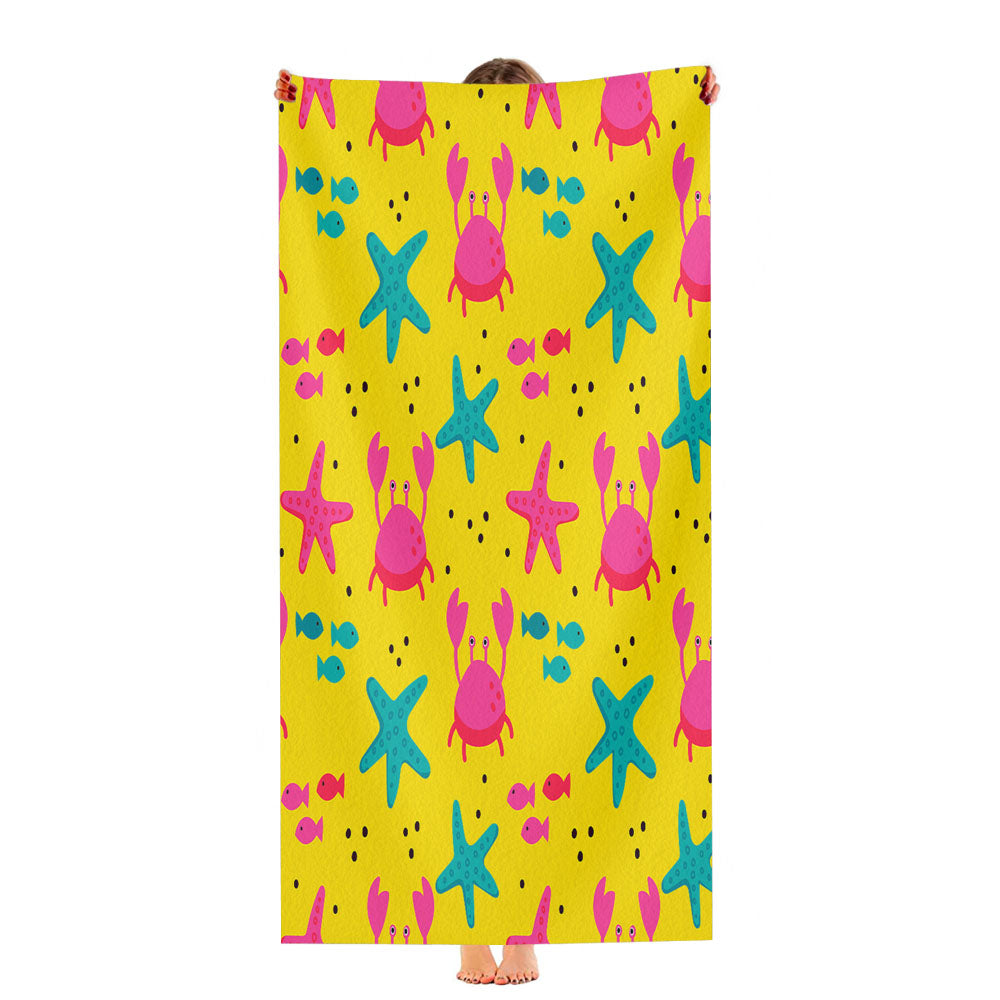 Bright Summer Patterns 05 Ultra-Soft Luxury Bathroom Towels