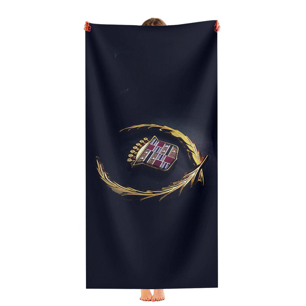 Cadillac Gold Logo Ultra-Soft Luxury Bathroom Towels