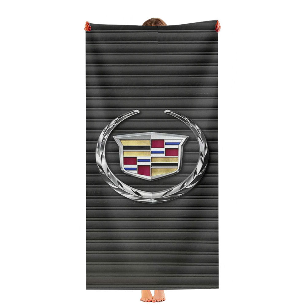 Cadillac Metal Logo Ultra-Soft Luxury Bathroom Towels