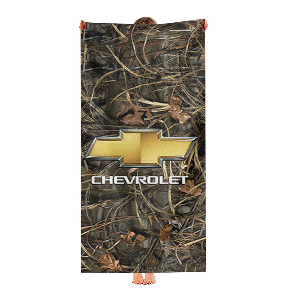 Camo Chevy Chevrolet Ultra-Soft Luxury Bathroom Towels